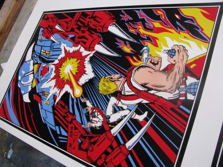 Escape from the Planet of the Robot Monsters Side Art Set: Conversion