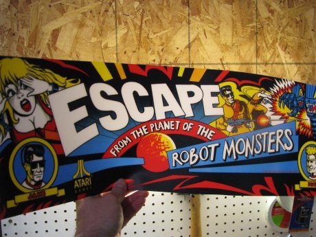 Escape from the Planet of the Robot Monsters Marquee
