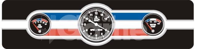 Pole Position Dash Gauge Decal*