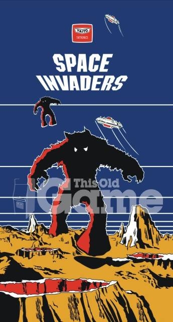 Space Invaders Taito Side Art