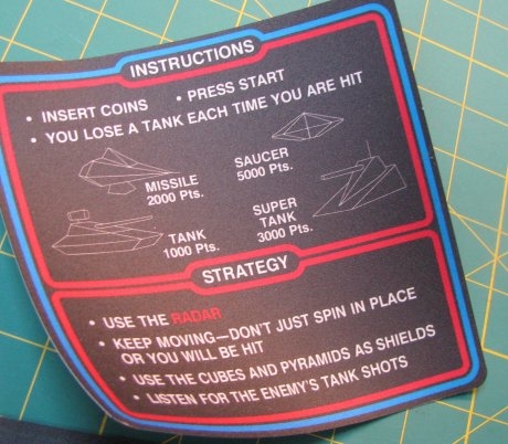 Battlezone Bezel Instructions
