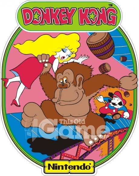 Donkey Kong Side Art Set