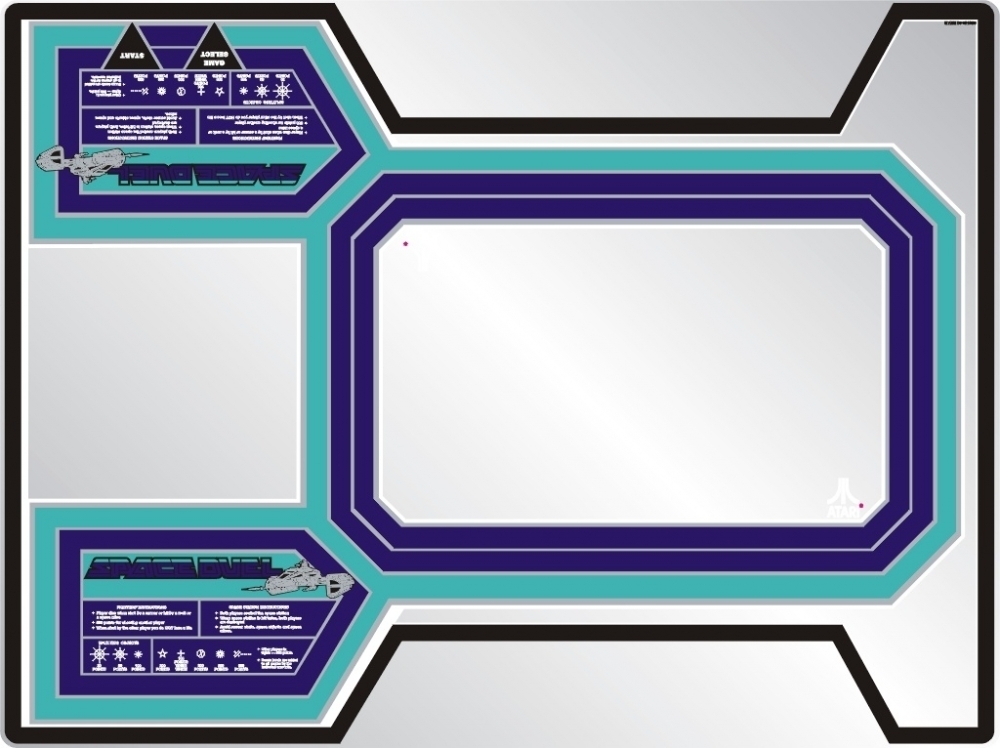 Space Duel Cocktail Glass