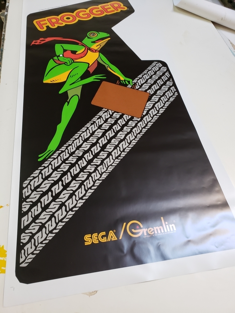 Frogger Full Custom Side Art Set 