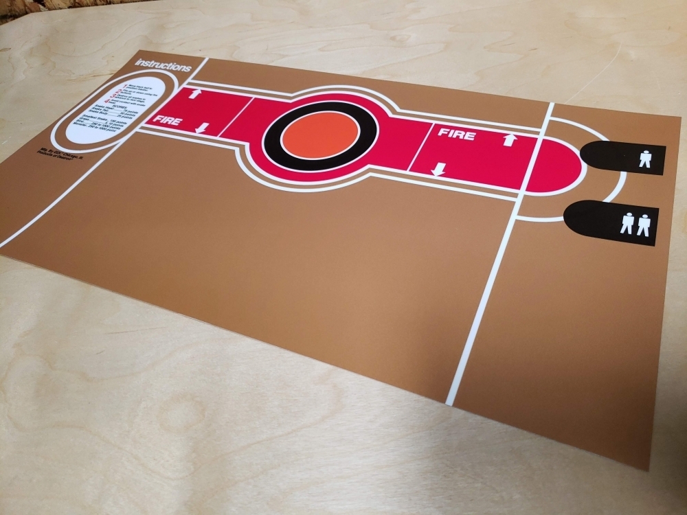Bally Midway Steering Wheel Decal
