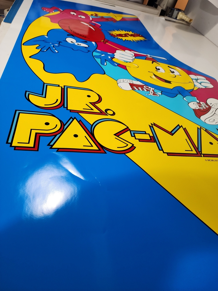 Jr. Pac-Man Custom Side Art - Conversion