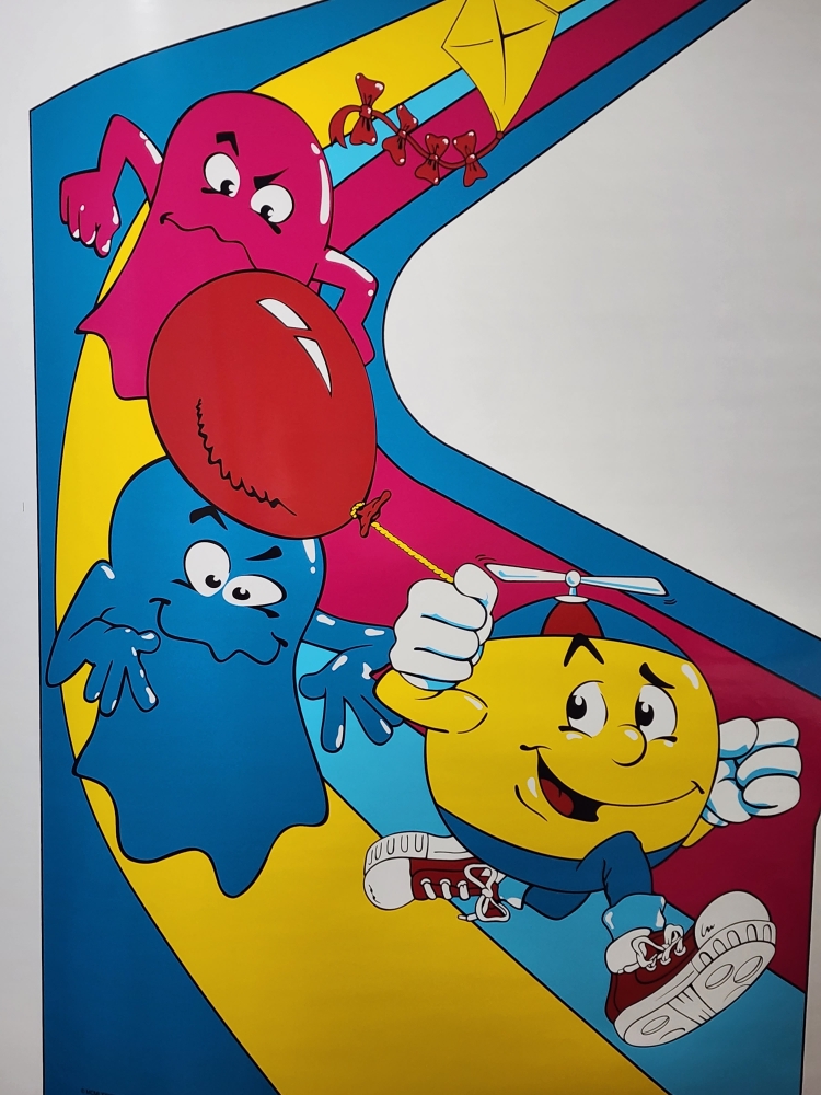 Jr. Pac-Man Side Art - Dedicated 