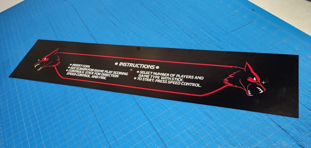 Solar Fox Instruction Decal