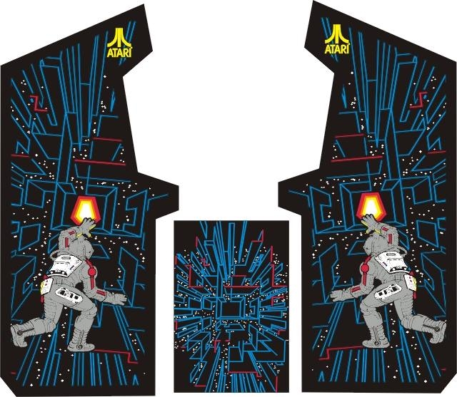 Major Havoc Custom Conversion Side Art Space Duel Version