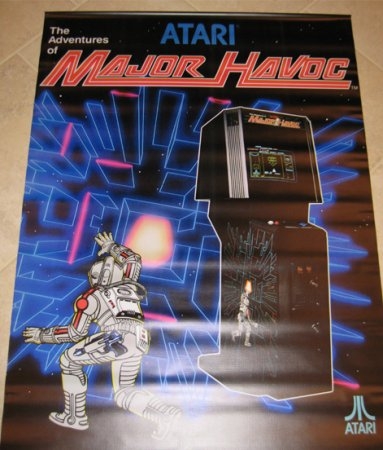 Arcade Flyer Poster Major Havoc
