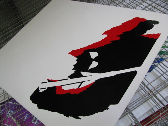 Space Invaders Screen Printed Kickplate