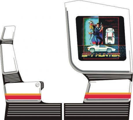 Spy Hunter CockPit Side Art 