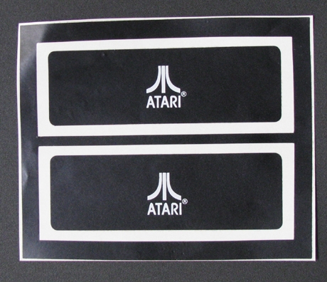 Atari Coin Door Decal