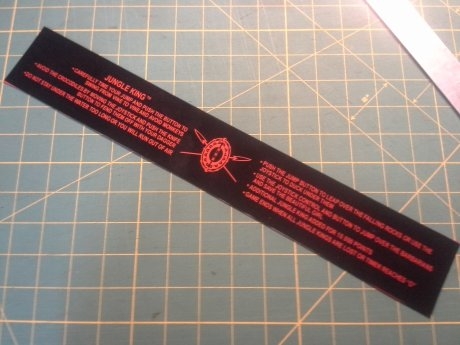 Jungle King Bezel Instructions