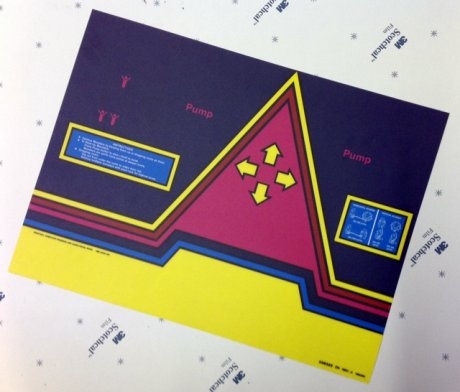 Dig Dug Cabaret CPO- Control Panel Overlay