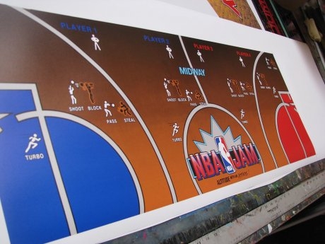 NBA Jam CPO-Control Panel Overlay