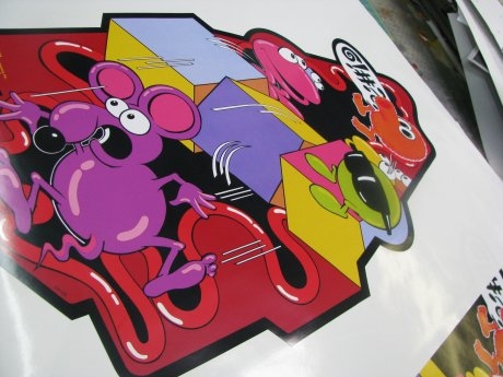 Q*Bert's Qubes Side Art