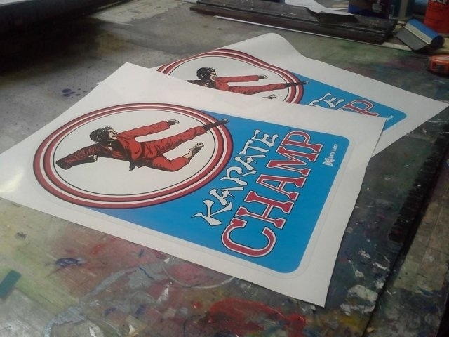 Karate Champ Side Art