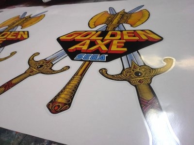 Golden Axe TOG Custom Side Art Set