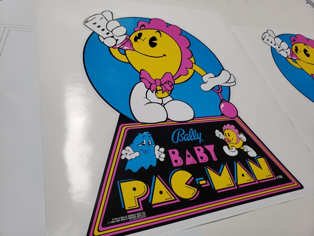 Baby Pac-Man Side Art Set