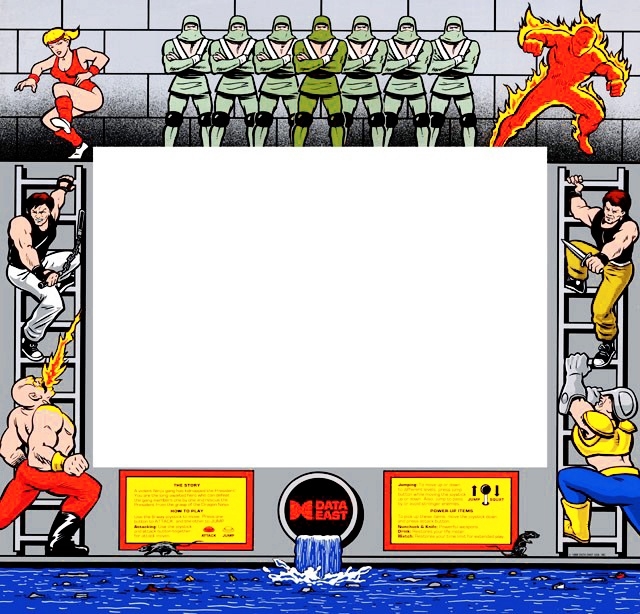 Bad Dudes Vs Dragon Ninja Bezel