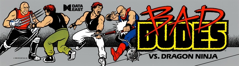 Bad Dudes Vs Dragon Ninja Marquee