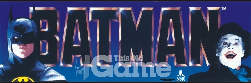 Atari Batman Translight Marquee