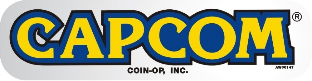 Capcom Chrome Logo Decal