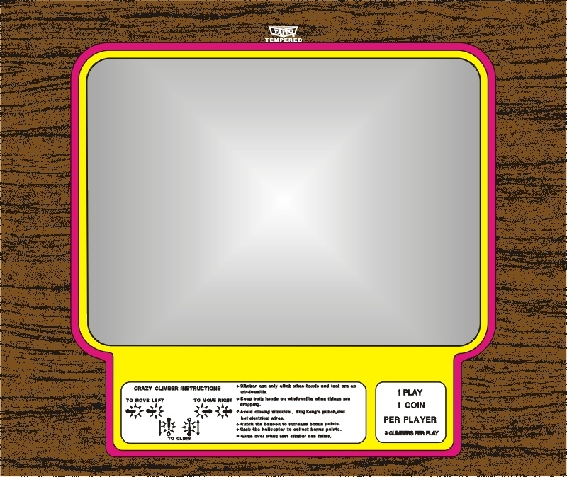 Crazy Climber Taito Trimline Cabaret Bezel