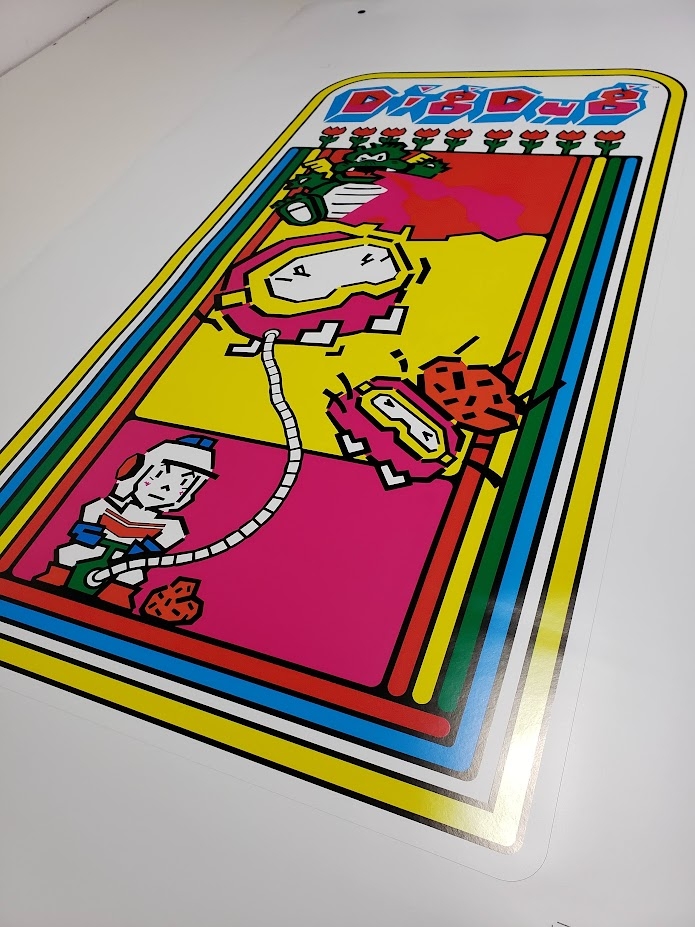 Dig Dug Custom Caberte Side Art Set