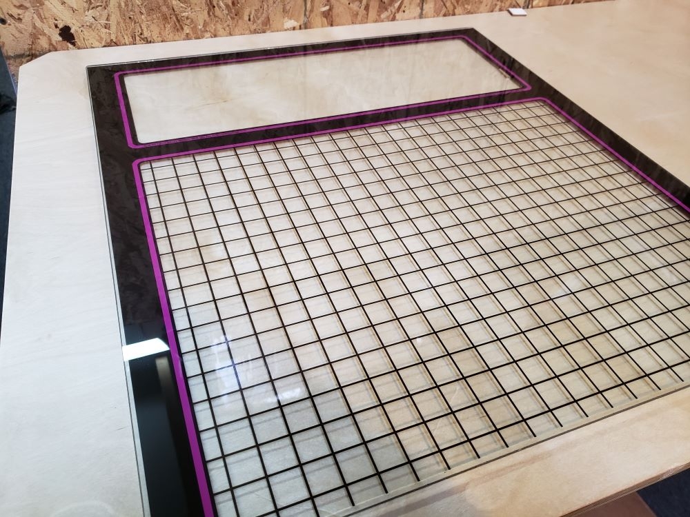 Environmental Discs Of Tron Upper Grid Backglass