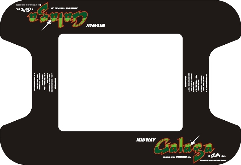 Galaga Cocktail Underlay