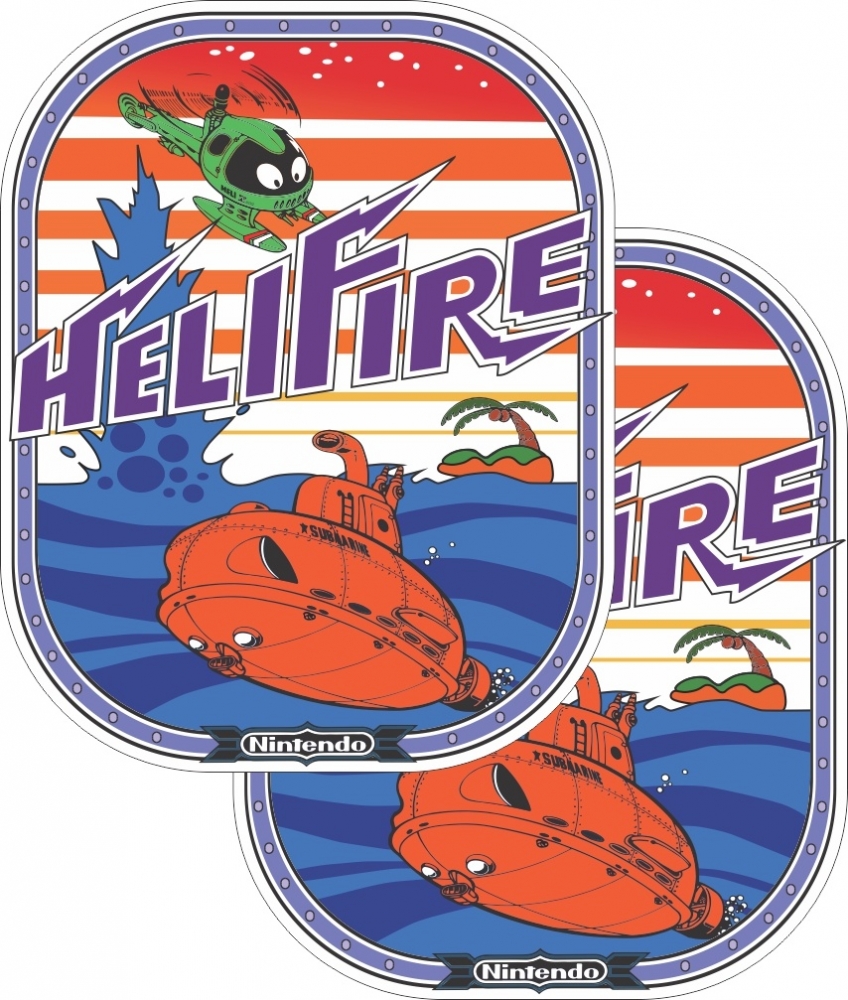 Heli Fire Side Art Set