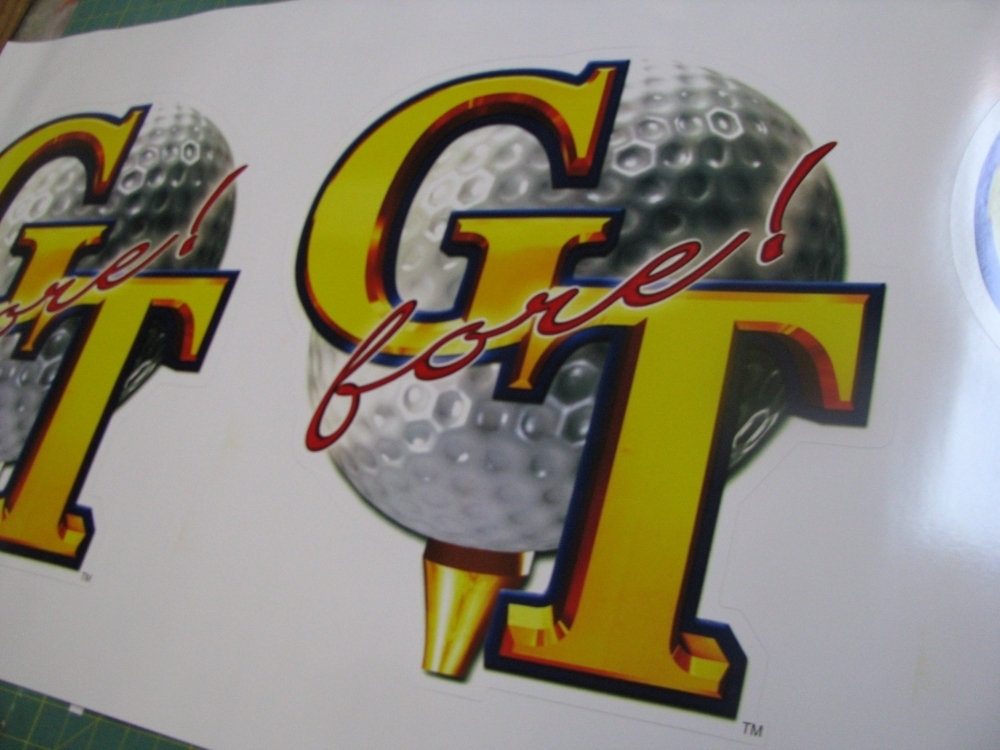Golden Tee Fore! Side Art Set
