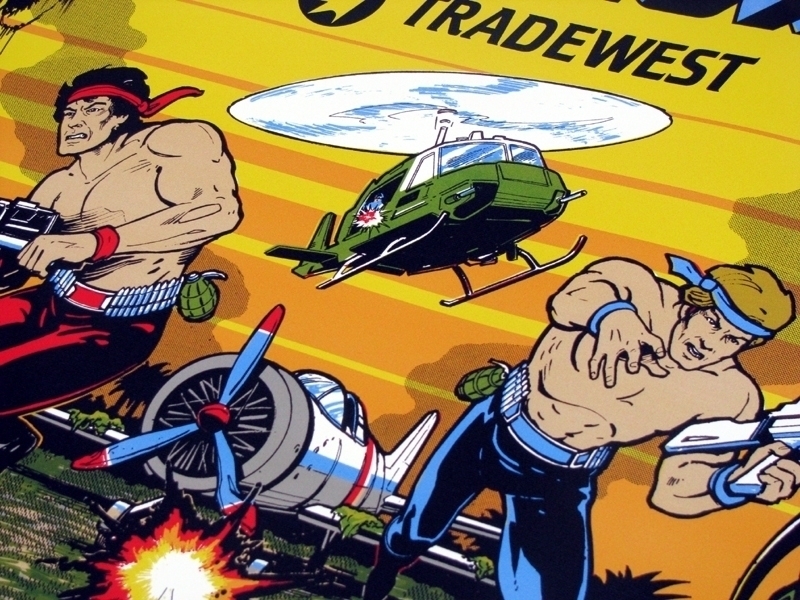 Ikari Warriors Side Art Set