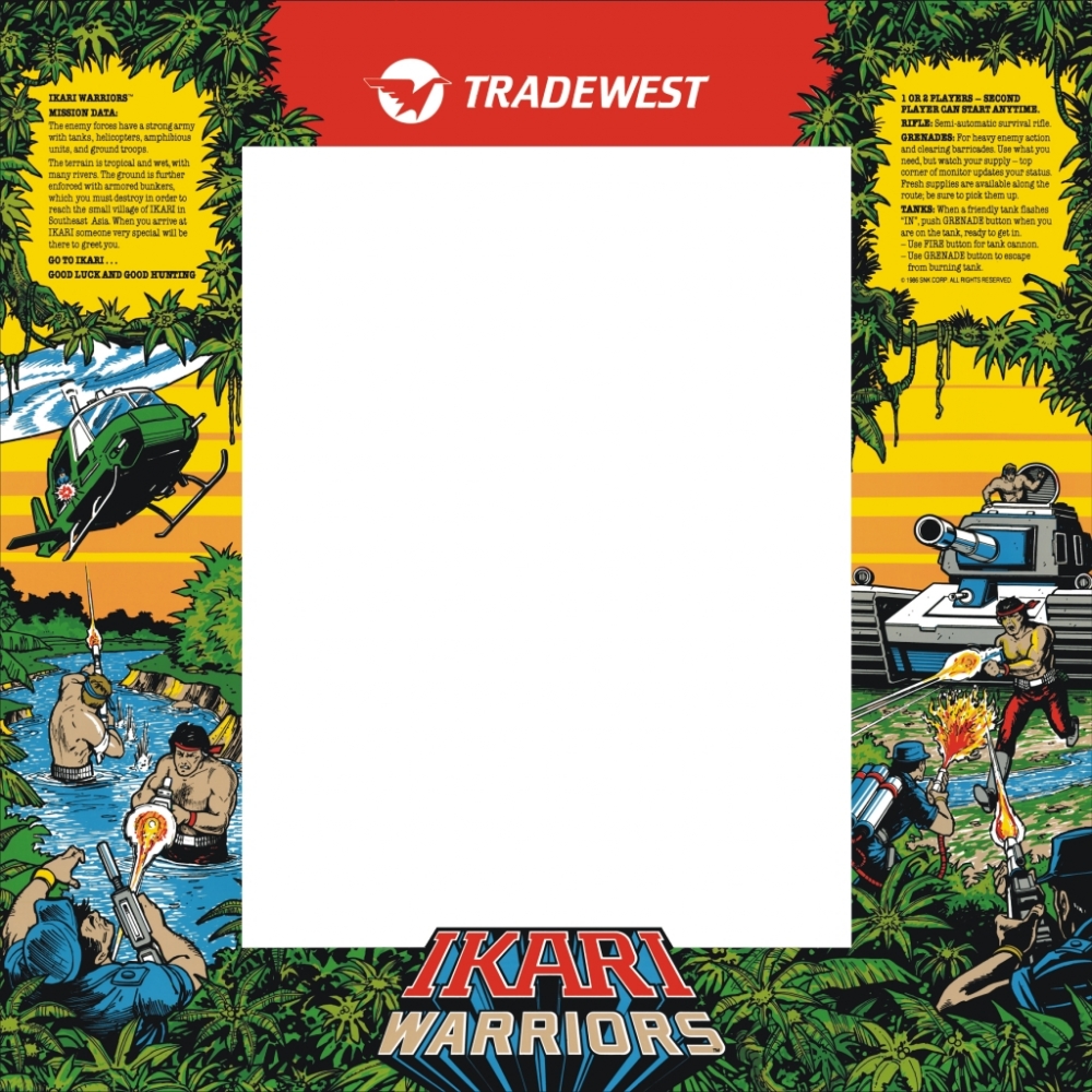 Ikari Warriors Bezel