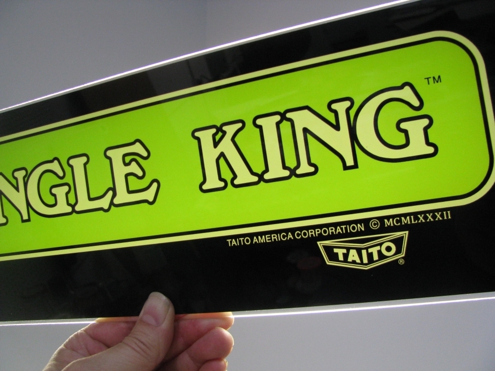 Jungle King Taito Trimline Marquee