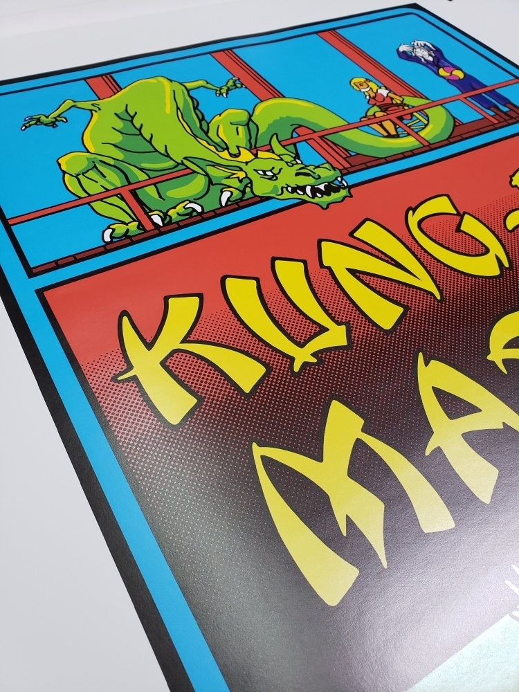 Kung Fu Master Side Art set