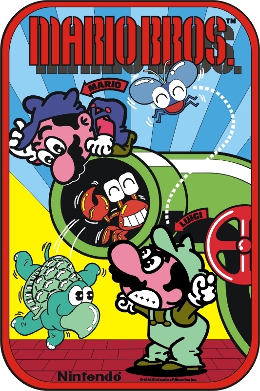 Mario Bros Side Art Set