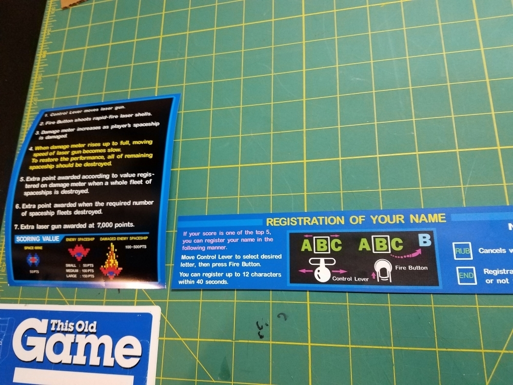 Radar Scope Instruction set