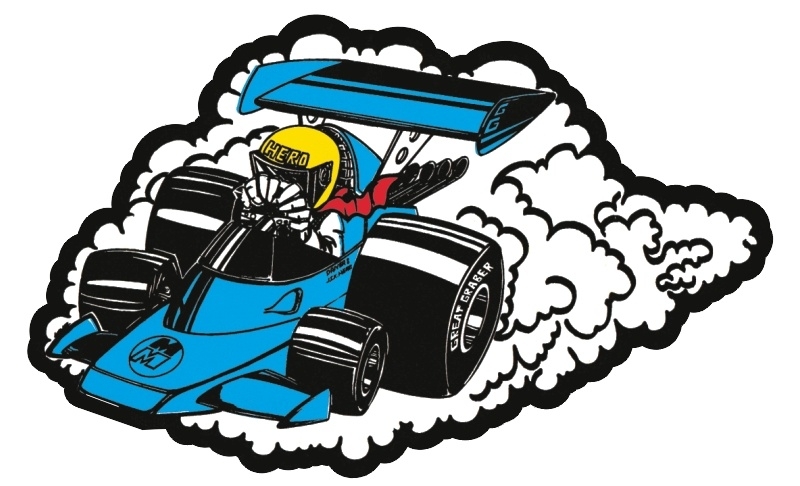 Rally X Cabaret Control Panel decal