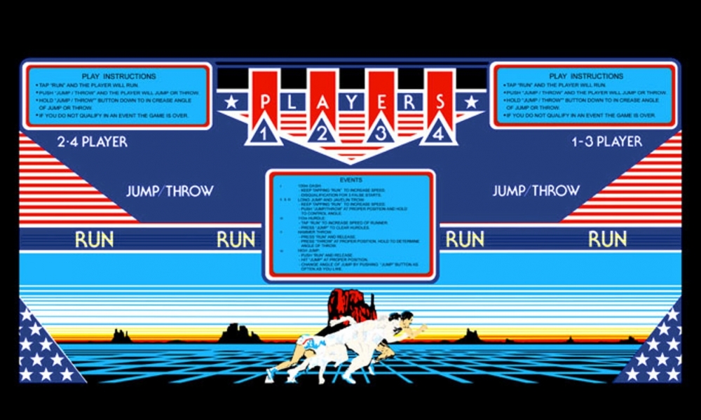 Track & Field CPO- Control Panel Overlay