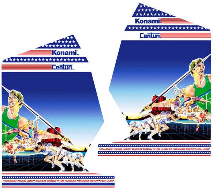 Track & Field Side art set