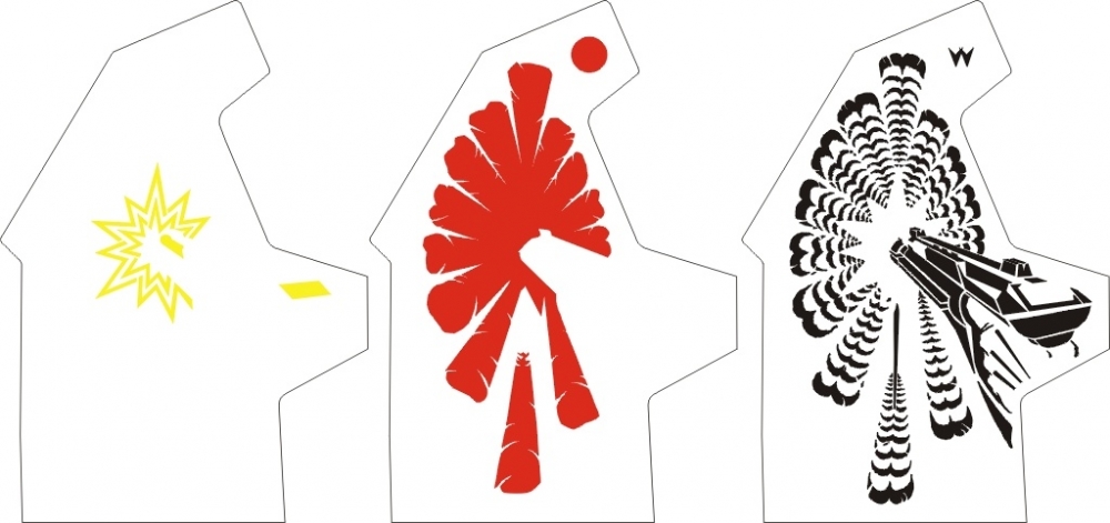 Turkey Shoot Stencil