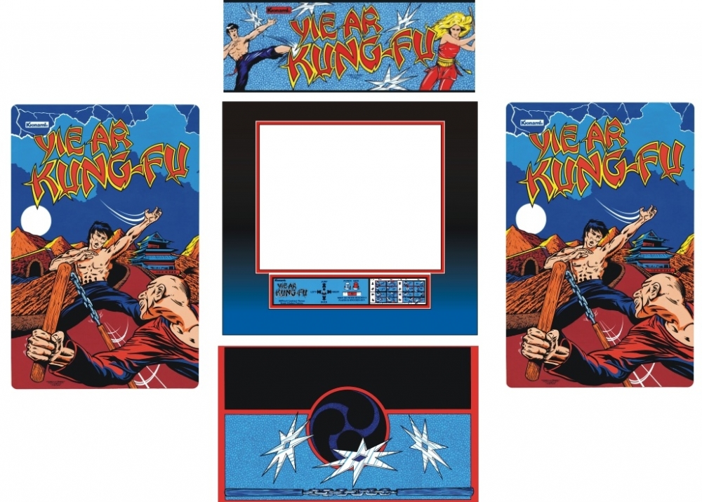 Yie Ar Kung Fu Conversion Art Kit
