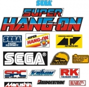 Super Hang-On Decal Set
