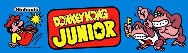 Donkey Kong Jr Marquee