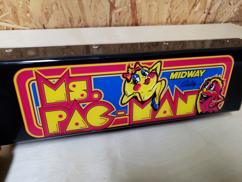 Ms. Pac-Man Mini/Cabaret Marquee 